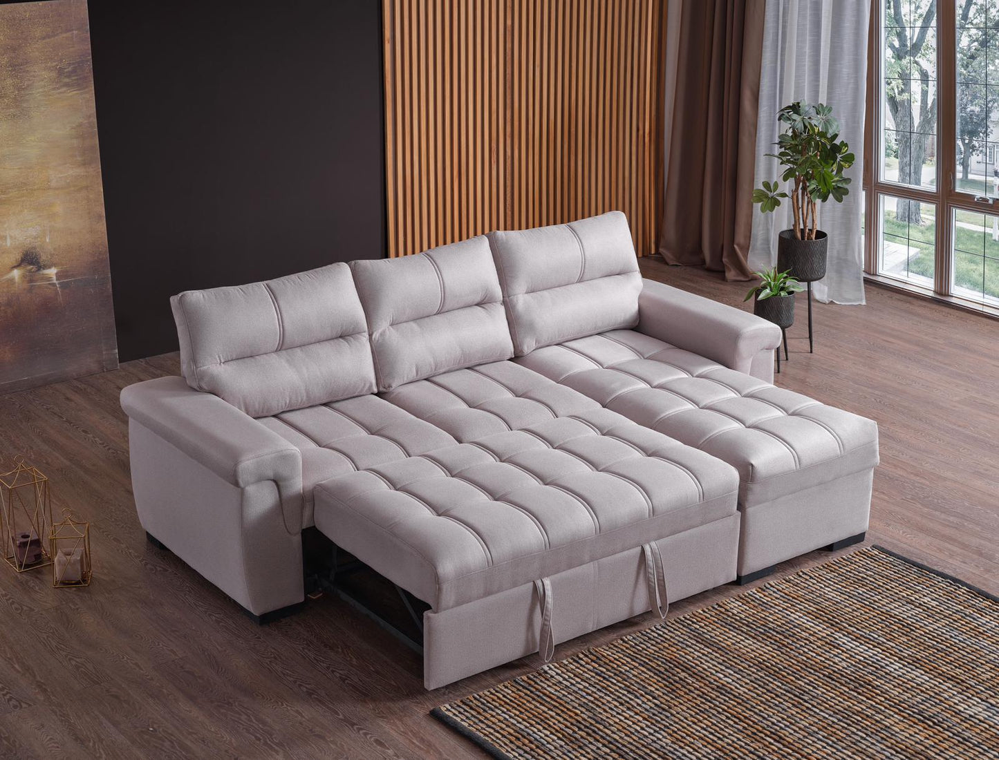 Cansas L Corner - Sofa Bed