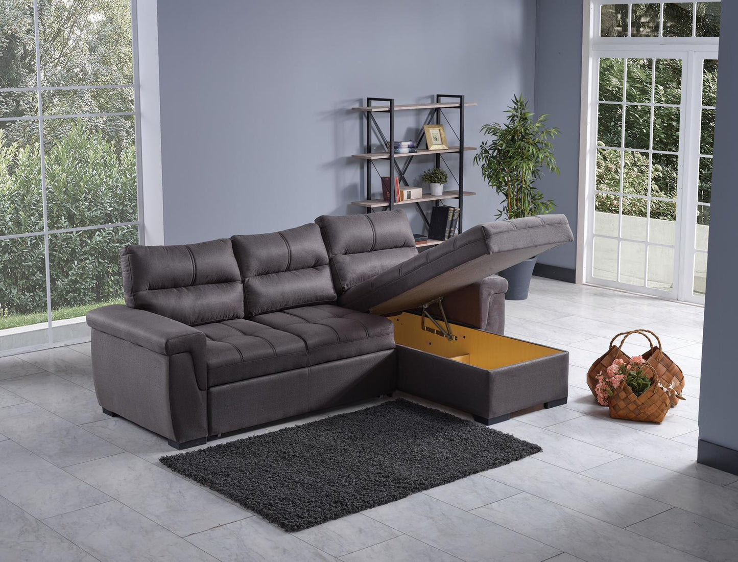 Cansas L Corner - Sofa Bed